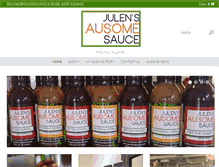 Tablet Screenshot of julensausomesauce.com